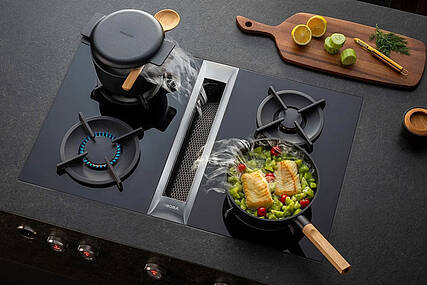 Bora Muldenlüfter Downdraft Abzug Beispiel 2