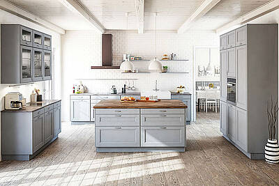 Küchenrückwand aus Fliesen